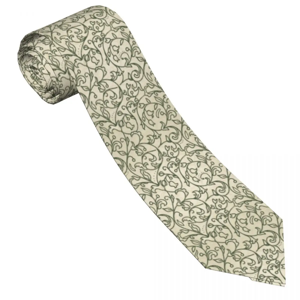 Cravatta da uomo con motivo floreale cravatte Vintage Vintage Cool Collar Tie Pattern abbigliamento quotidiano accessori per cravatte di qualità