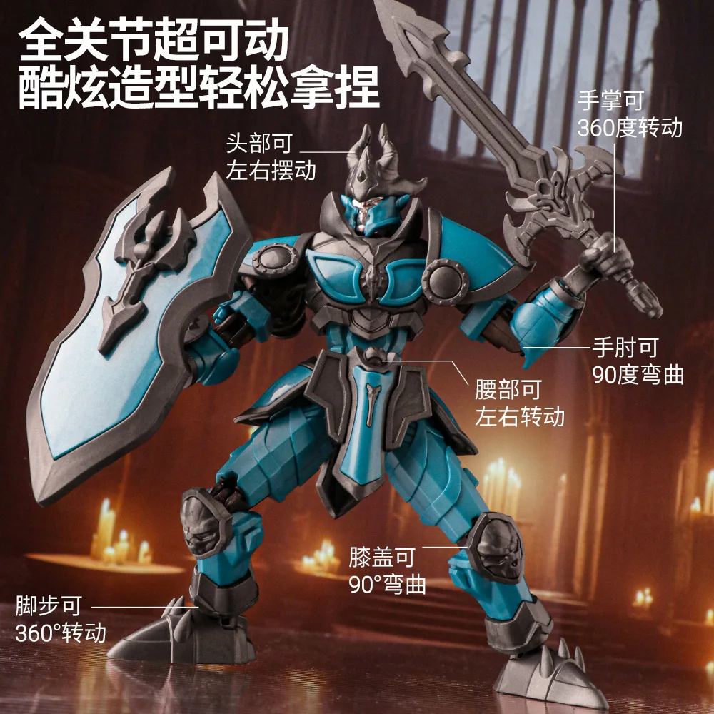 13 Lucky Joint Man 3D-Druckspielzeug König Arthur Ritter Modell Dekompressionsartefakt Gemeinsamer beweglicher Mecha-Krieger Anime One Joytoy