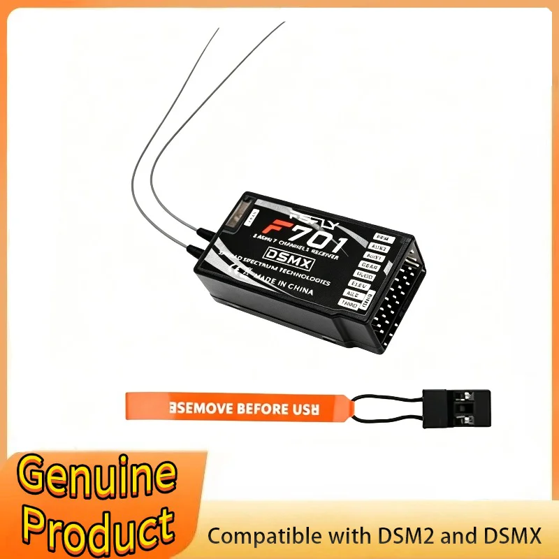 

F701 2.4G 7Ch RC Receiver (Replace AR7000) for DX6I DX7 DX9 DSMX DSM2 Remote Control System