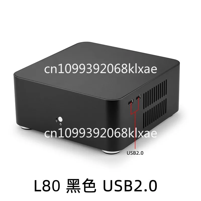 L80 All Aluminum Alloy Mini Chassis HTPC Desktop Mini-ITX Small Chassis