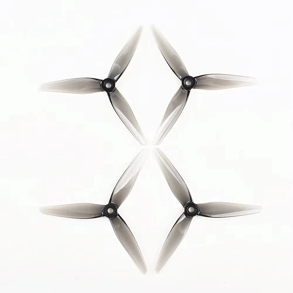 2Pairs HQPROP R37 5137 5.1X3.7X3 3-Blade Propeller voor FPV Racing Freestyle Drones DIY Onderdelen