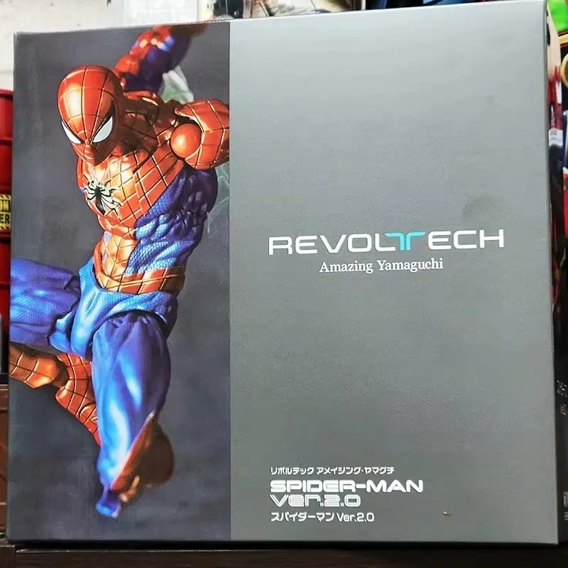 Super Hero Spiderman Ver.2.0 Revoltech Miles Morales Pete Parker Spider-man Actiefiguren Collectie Model Speelgoed Geschenken
