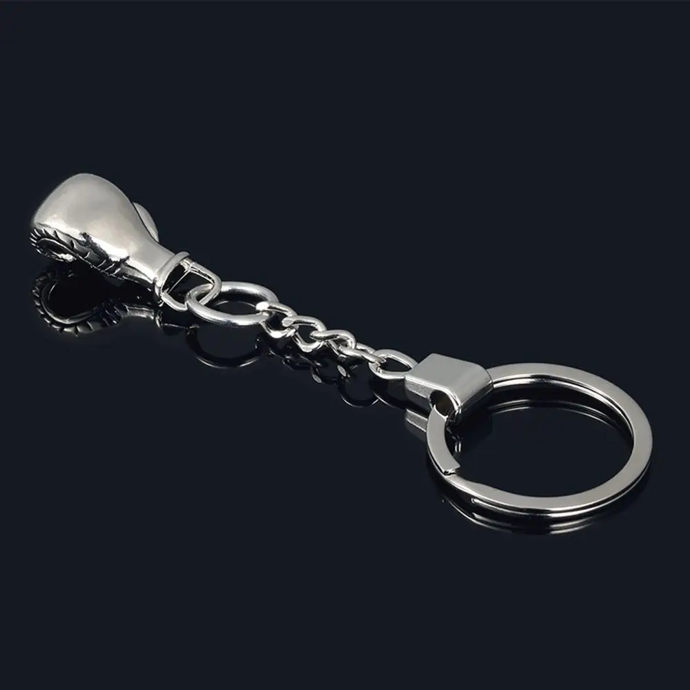 Creative New Exquisite Metal Alloy Gift High Quality Car Glove Keychain Key Ring Boxing Gloves Keyfob