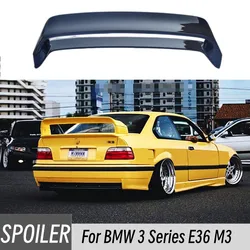 For 1990-2000 BMW 3 Series E36 M3 Car Rear Trunk Lid Lip Body Kit Spoiler Wings Black Carbon GT StyleTuning Exterior Accessories
