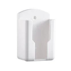 1Pc Universal Air Conditioner Remote Holder White Wall Mounted Box Storage Remote Controller Holder Phone Charging Bracket