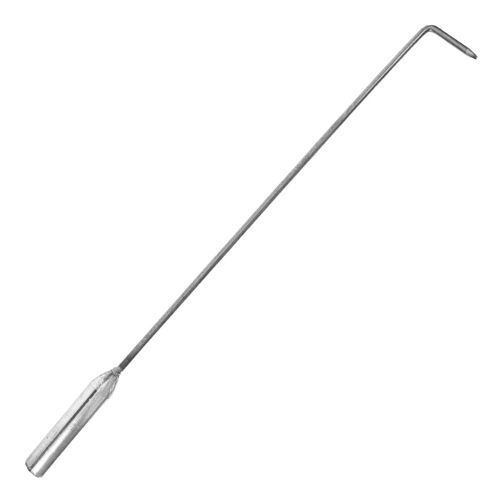 Iron Fireplace Poker 40.9cm Heavy Duty Fire Poker Stick for Wood Stove Fire Pit Camping Backyard Indoor Outdoor Fireplace Tool