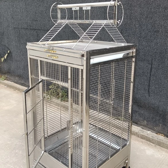 

Parrot Cage Large Bird Stainless Steel Parrot Bird Cage Houses