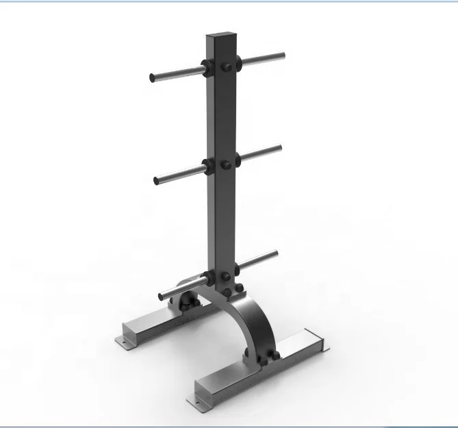 

Commercial Gym Vertical Weight Plate Barbell Rack Fitness Equipment Vertical Plate Tree