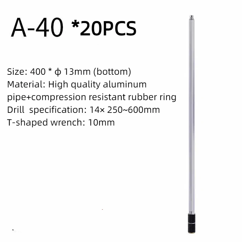 20pcs/bag A40 Grout Packers,Injection Packer Nozzle grout packer for High Pressure Grouting Injection Packer