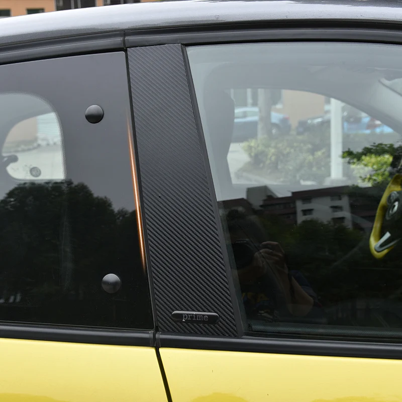 

Car Door A B C Pillars Column Window Stickers Trim Carbon Fiber Film Protector Car Accessories For New Smart 453 fortwo forfour