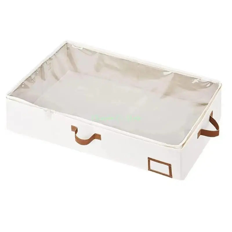 

X90F Spacious Underbed Storage Solution for Blankets and Sweaters Clear Window Box