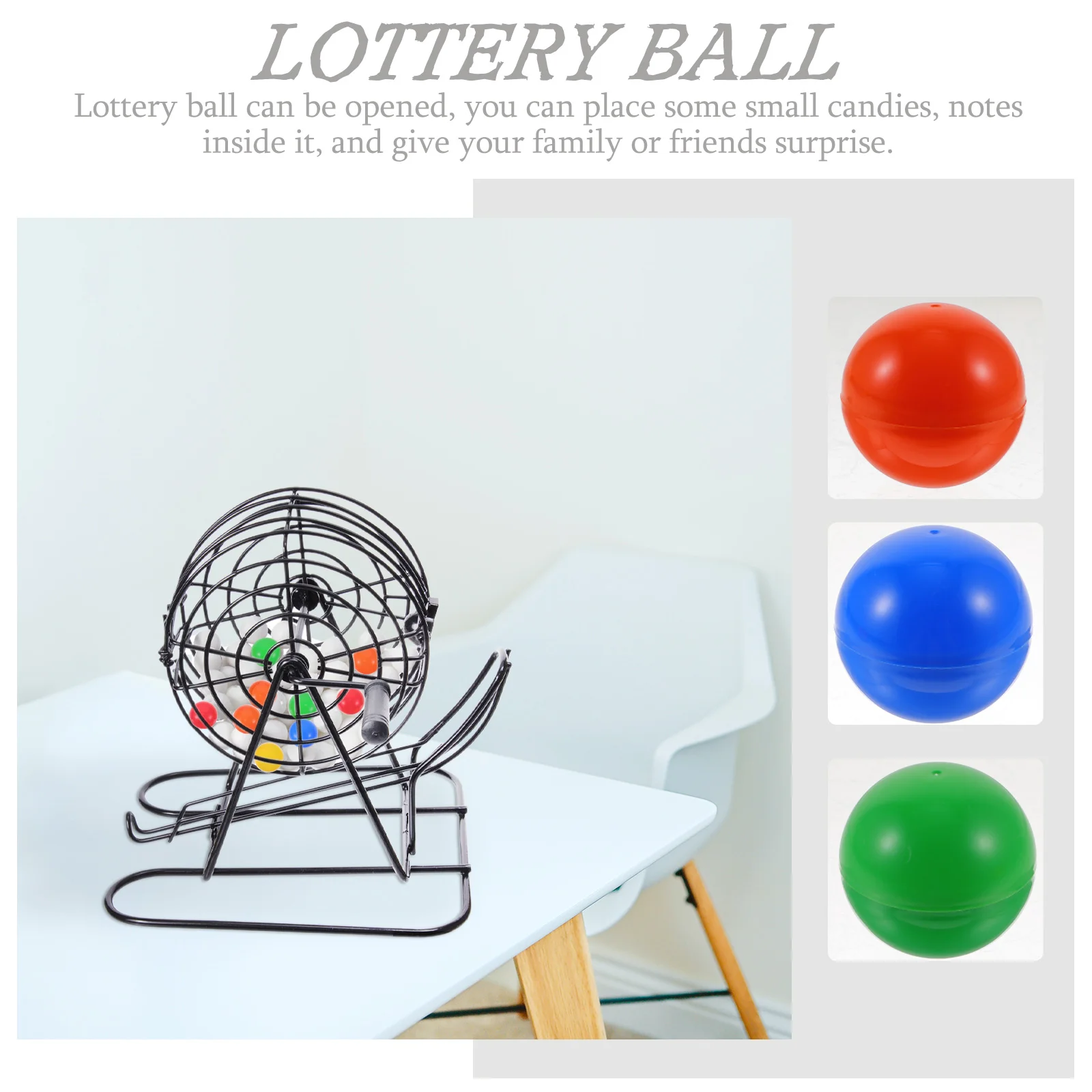 25 Pcs Props Lottery Ball Travel Toys Clear Small Raffle Balls Pvc Number Seamless