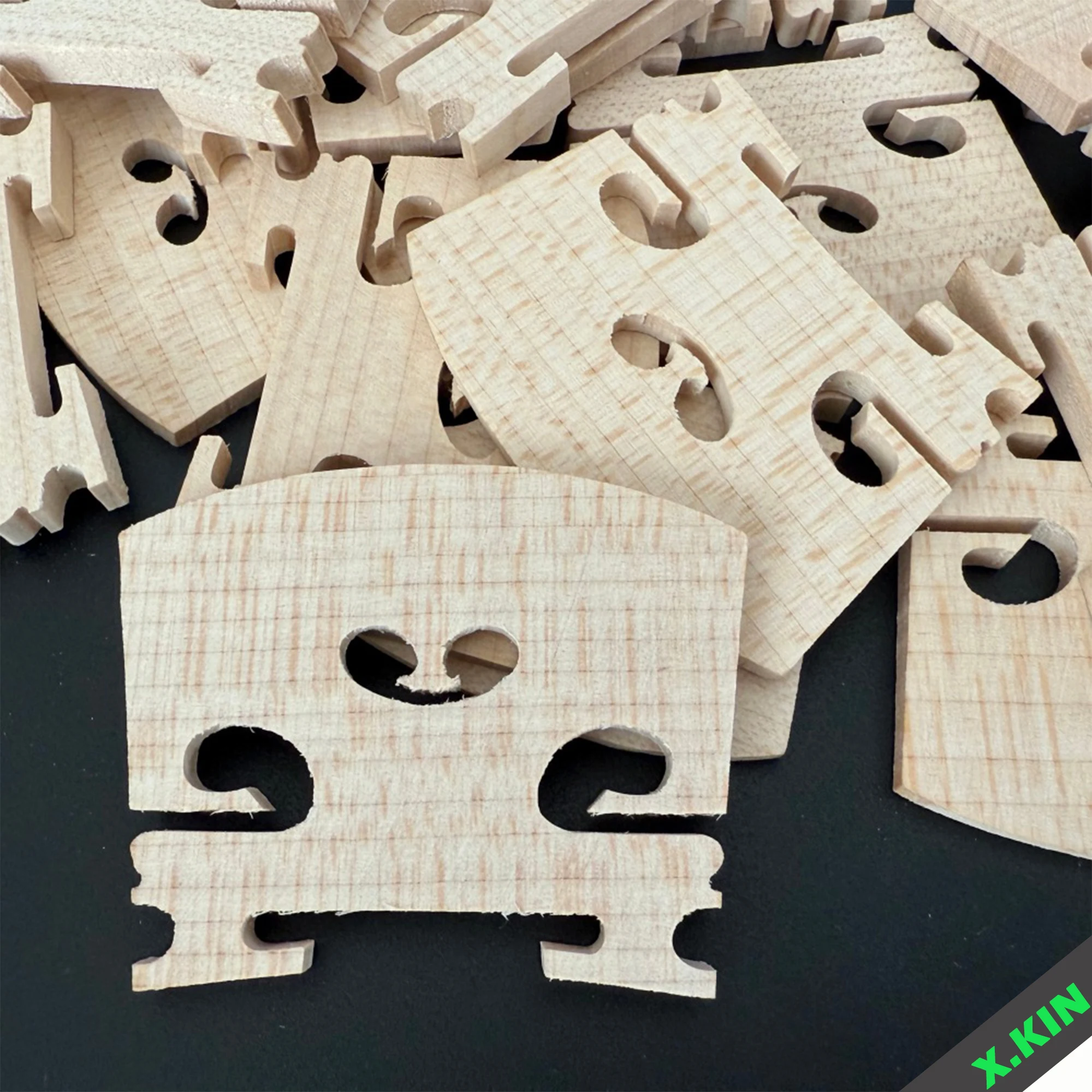

10Pcs / 5Pcs Violin Bridges Maple Wood for 4/4/3/2/1/8 Size Fiddler Bridge Violin Strings Bridge Part Accessories Fittings