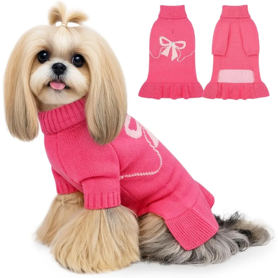 Dog Sweater Dress F… - image