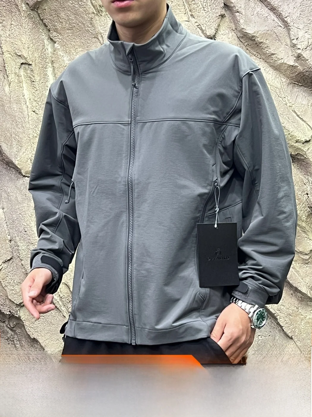 Tactical King Version! Zipper Bottom Board! Tear Resistant Fabric! Autumn Men's Outdoor Collar Soft  Jacket