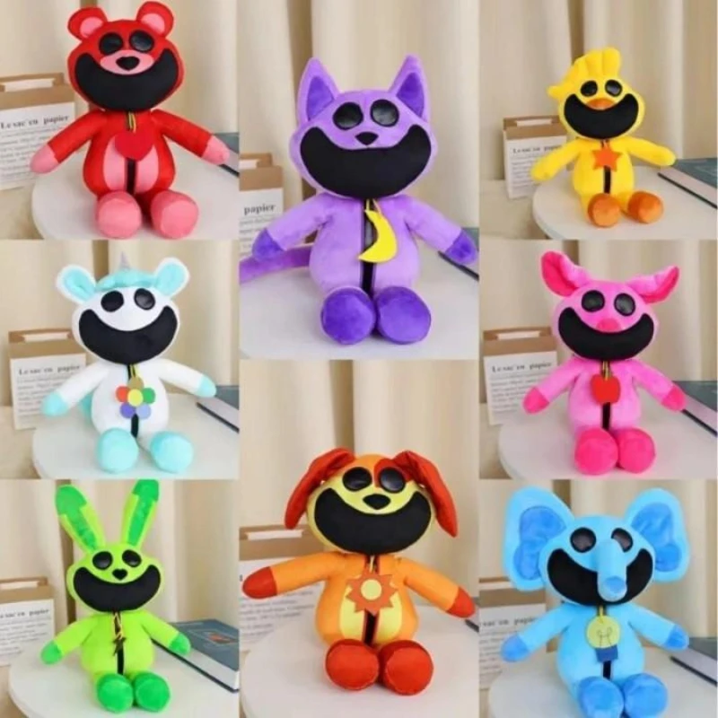 Poppy Playtime Smiling Critters Plush Toy Monster Stuffed Animal Doll for Kids Game Plushie Birthday Gift