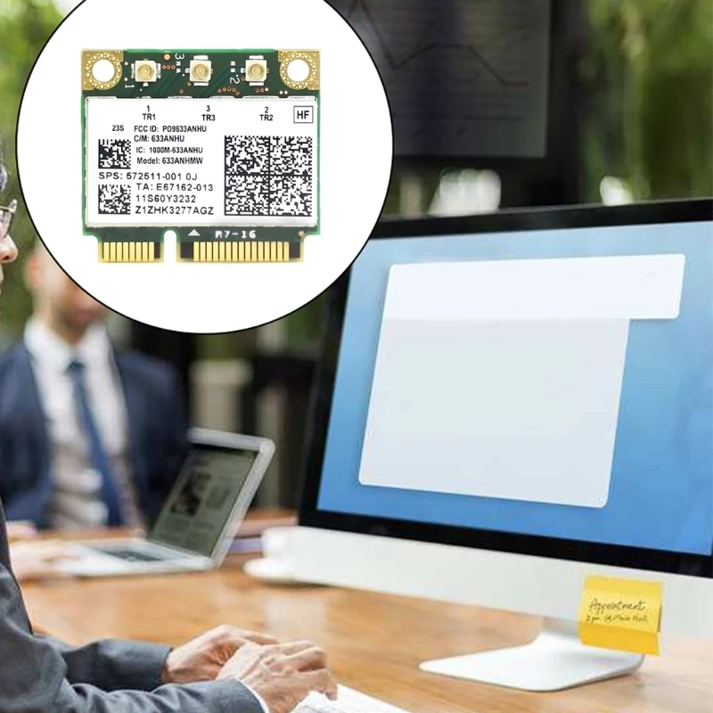 6300AGN pour Lenovo Y460 Y560 Y470 Y570 Carte Sans Fil 2.4G + 5G 450 M + 450 M WIFI Carte