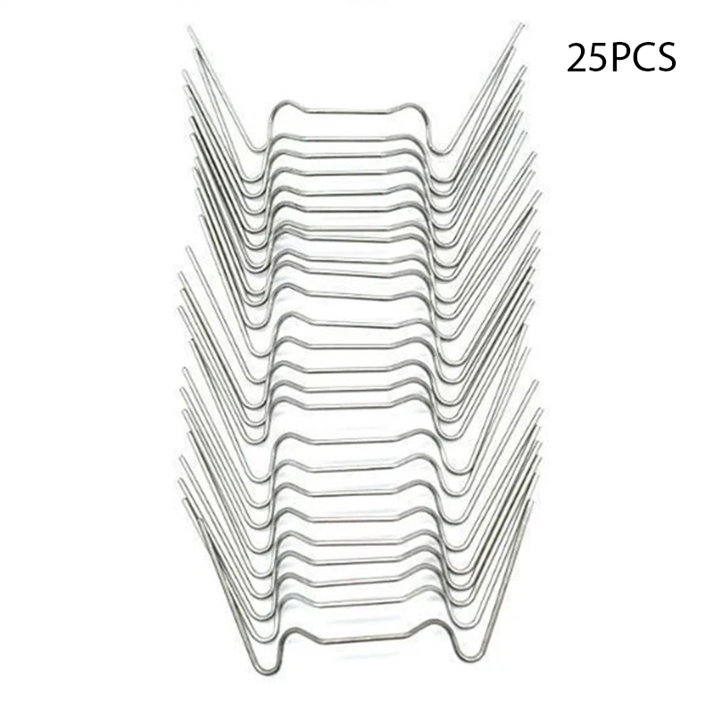 25 Pcs Greenhouse Glazing Clips Metal Greenhouse Glass W Clips Glazing Glass Clips Hot Dipped Galvanised Clips 77*32mm