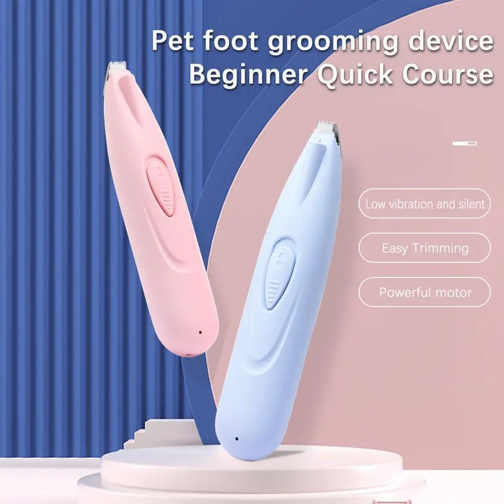 Smart LED Light Pet Electric Shaver Nail Clipper USB Charging Anti-Pinch Foot Protection Device Cat Dog Claw Trimmer Efficient