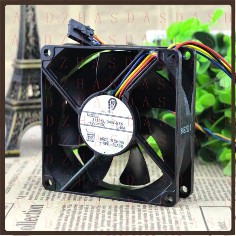 Z for NMB 3110KL-04W-B86 8025 12V 0.46A 8CM Chassis Cooling Industrial Fan Mute