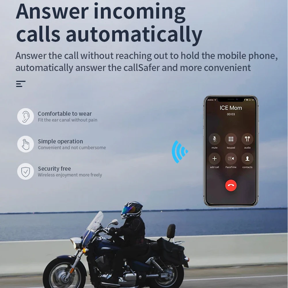 Vr robô à prova dwaterproof água bluetooth capacete fone de ouvido da motocicleta sem fio handsfree fones motor bicicleta estéreo música alto-falante