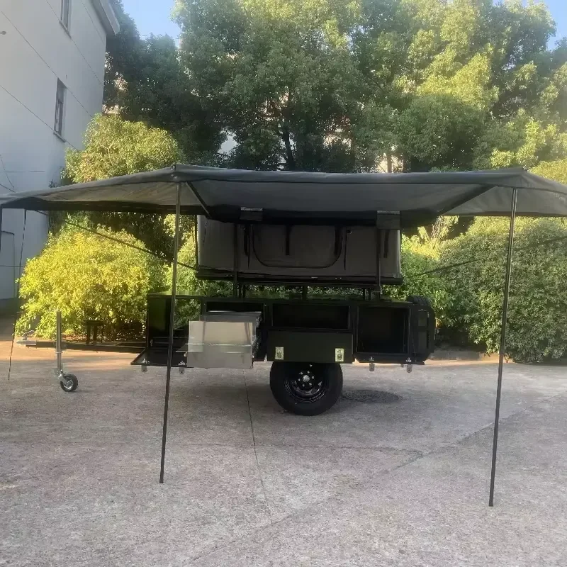 Customized 270 Side Awning Roof Top Trailer Tent
