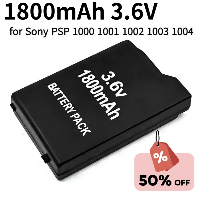 

1-10 шт. 3,6 В 1800 мАч аккумулятор для Sony PSP 1000 1001 1002 1003 1004 для Sony PSP сменный аккумулятор