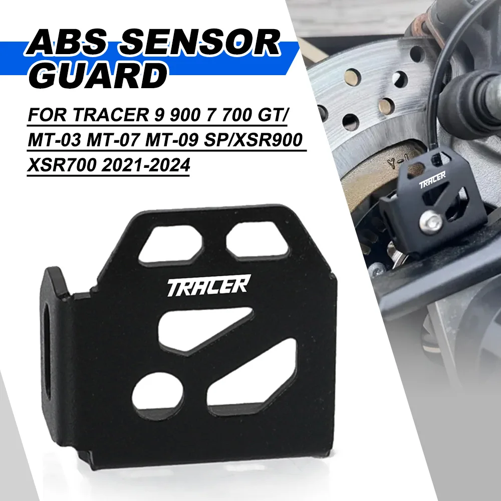 

For Yamaha Tracer 9 900 7 700 GT/MT-03 MT-07 MT-09 SP/XSR900 XSR700 2021-2024 Motorcycle Rear ABS Sensor Guard Cover Protector