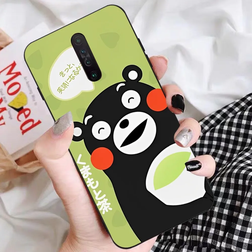 Kumamon Phone Case For Redmi 5 6 7 8 9 10 plus pro 6 7 8 9 A GO K20 K30 K40 pro plus F3 Fundas