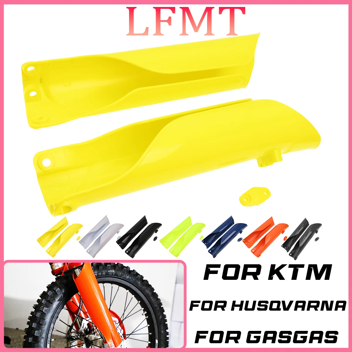 

Motorcycle Fork Protection Cover Shock Absorber Guard For KTM SX EXC XC XCW XCF Husqvarna TE TC FC 125-450 Dirt Bike Enduro