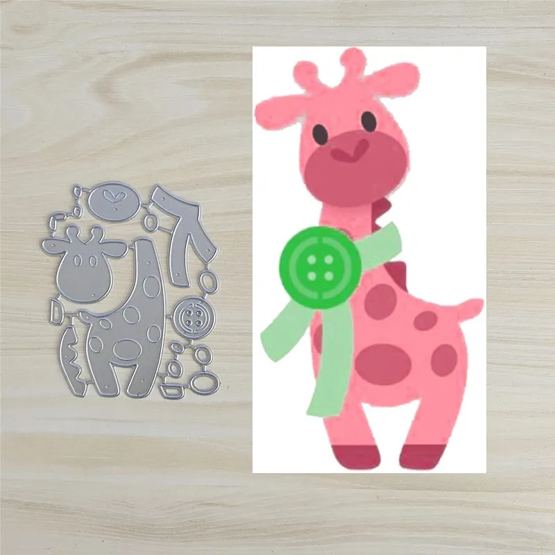 

Giraffe Animal Metal Cut Dies Stencils for Scrapbooking Stamp/Photo Album Decorative Embossing DIY Paper Cards