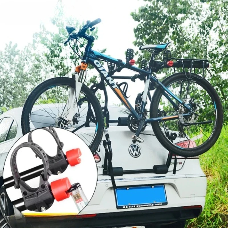 Universal Cars Rear Hanging Bicycle Frame SUV Hatchback Sedan Durable Rear Bicycles Suspension Rack No Blocking License Plate