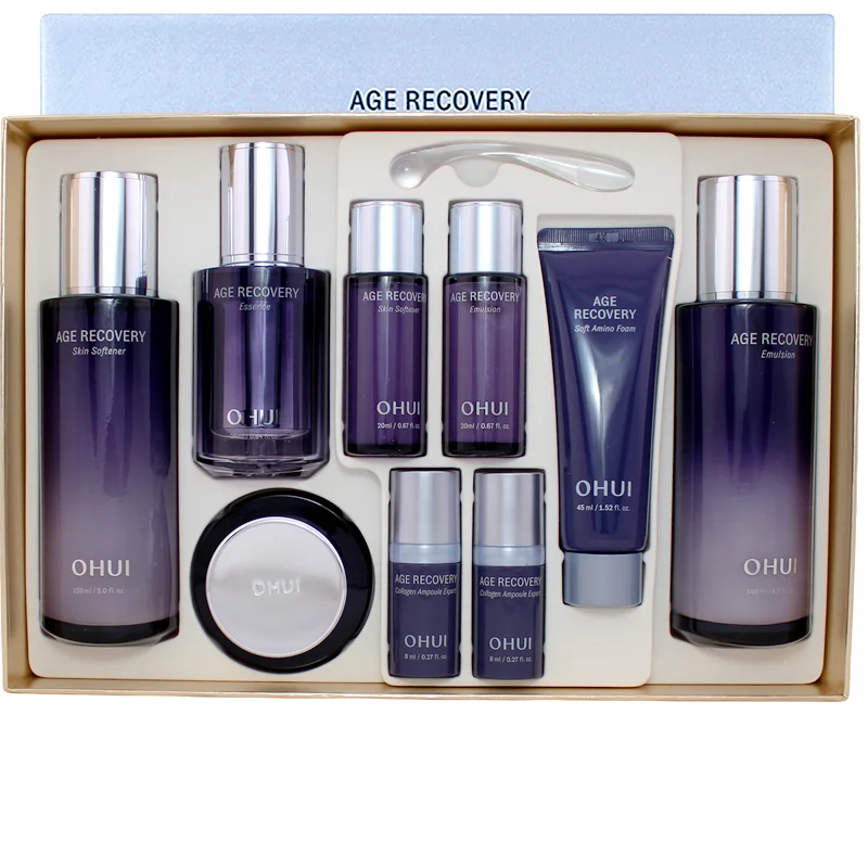 Korea OHUI Age Recovery Time E - Luxury Skincare Kit ulasan dan harga