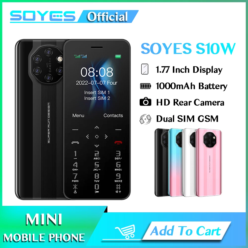 SOYES S10W GSM 2G Card Mobile Phone 1.77