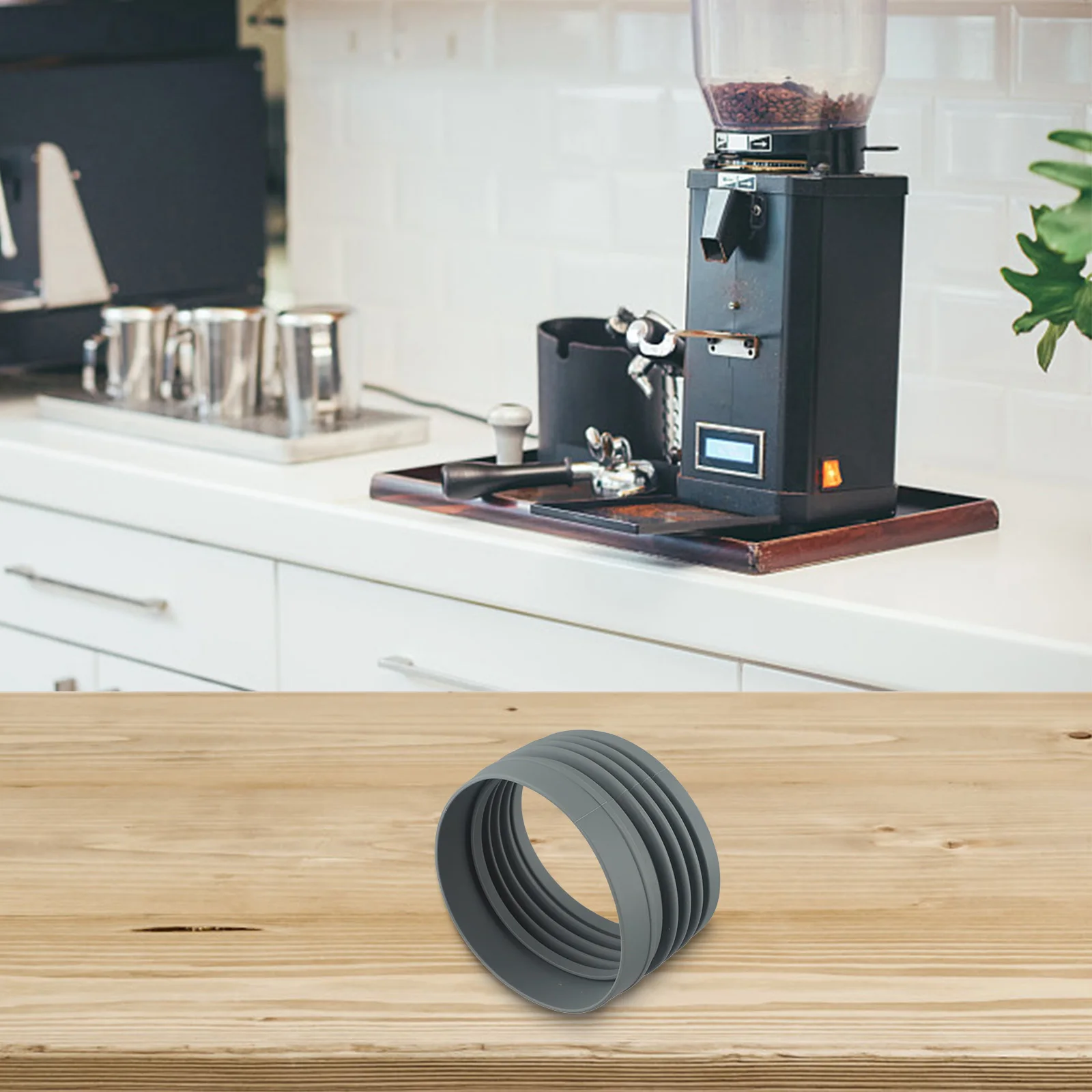 

Coffee Brewing Coffee Grinder Coffee Making Color Grey Silicone Coffee Bellow Long term Durability Minimizes Wastage