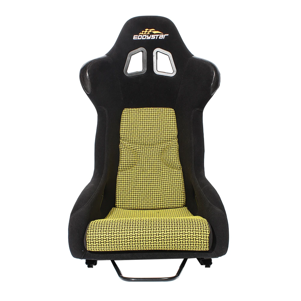 

New Jbr1082 Sports Car Seat Black with Grey Stitch Rowing Inspiration Racing Seat