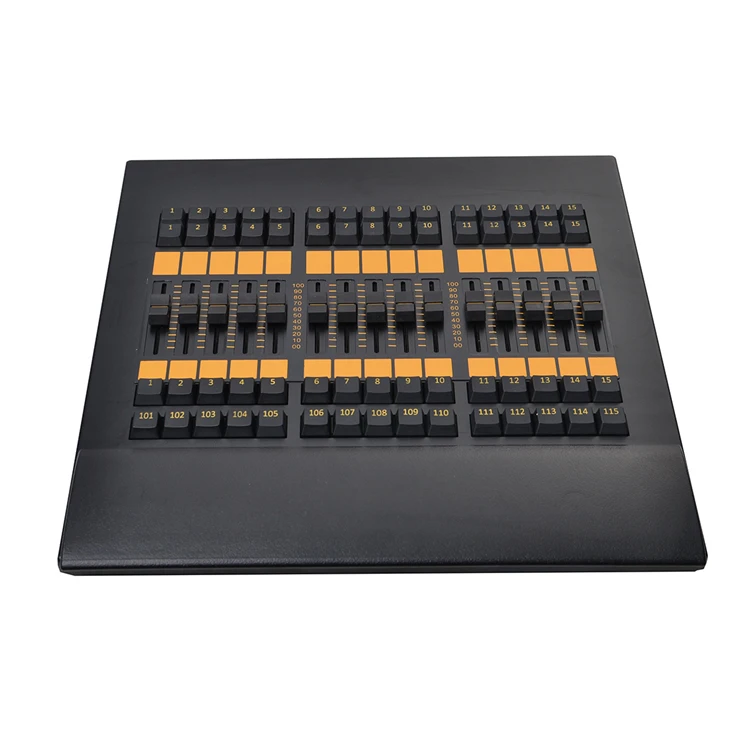 Controlador DMX512 Fader Wing Console Command Wing Console Equipo de DJ Luz de escenario Controlador DMX