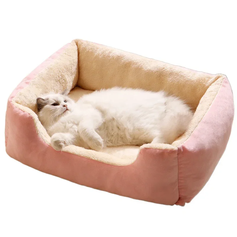 Cat Litter All Seasons Washable and Bite Resistant Winter Warm Cushion Super Large Security Cat and Dog Litter Sofa Pet Supplies