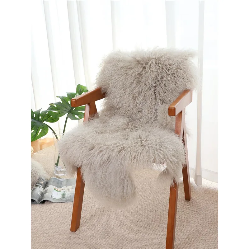 Matte Ningxia ganze Schaffell dekorative Decke langes Fell integrierter Teppich