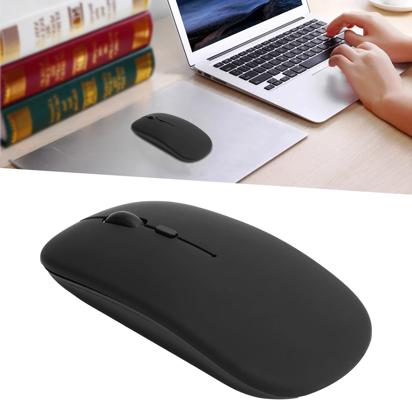 Bluetooth Mouse Mouse Black Wireless Bluetooth 5.0 Silent Office for OS X/Mi/ Laptop Tablets Laptop Mouse Wireless Mouse