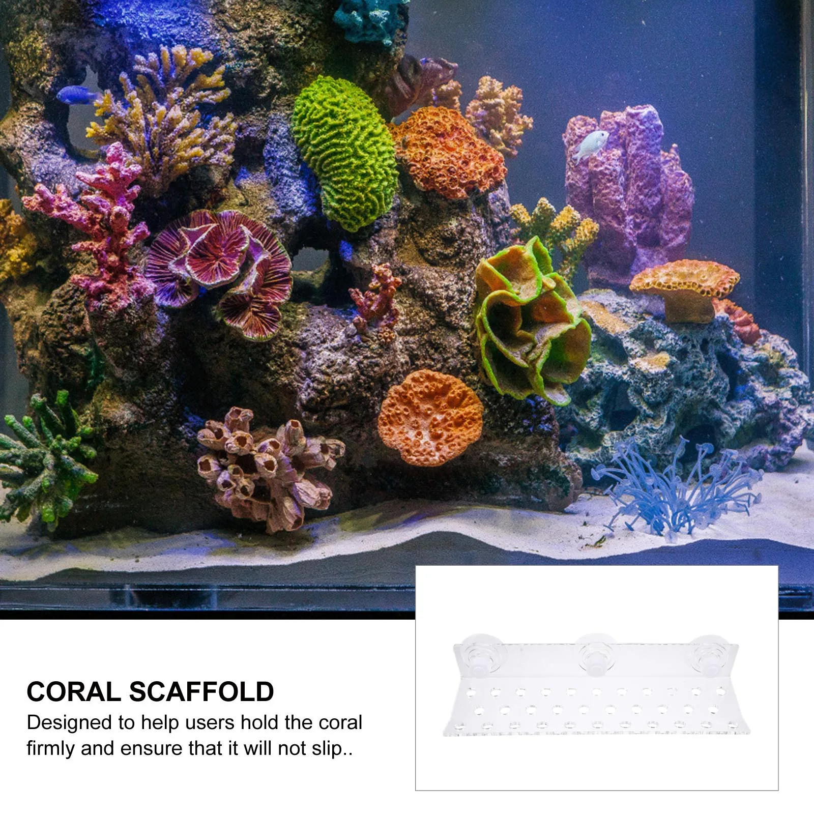 

Stand Acrylic Frag For Aquarium Coral Holder Support Base Reef Acrylic Coral Frag Rack Reef Rack Tank Pet Supplies