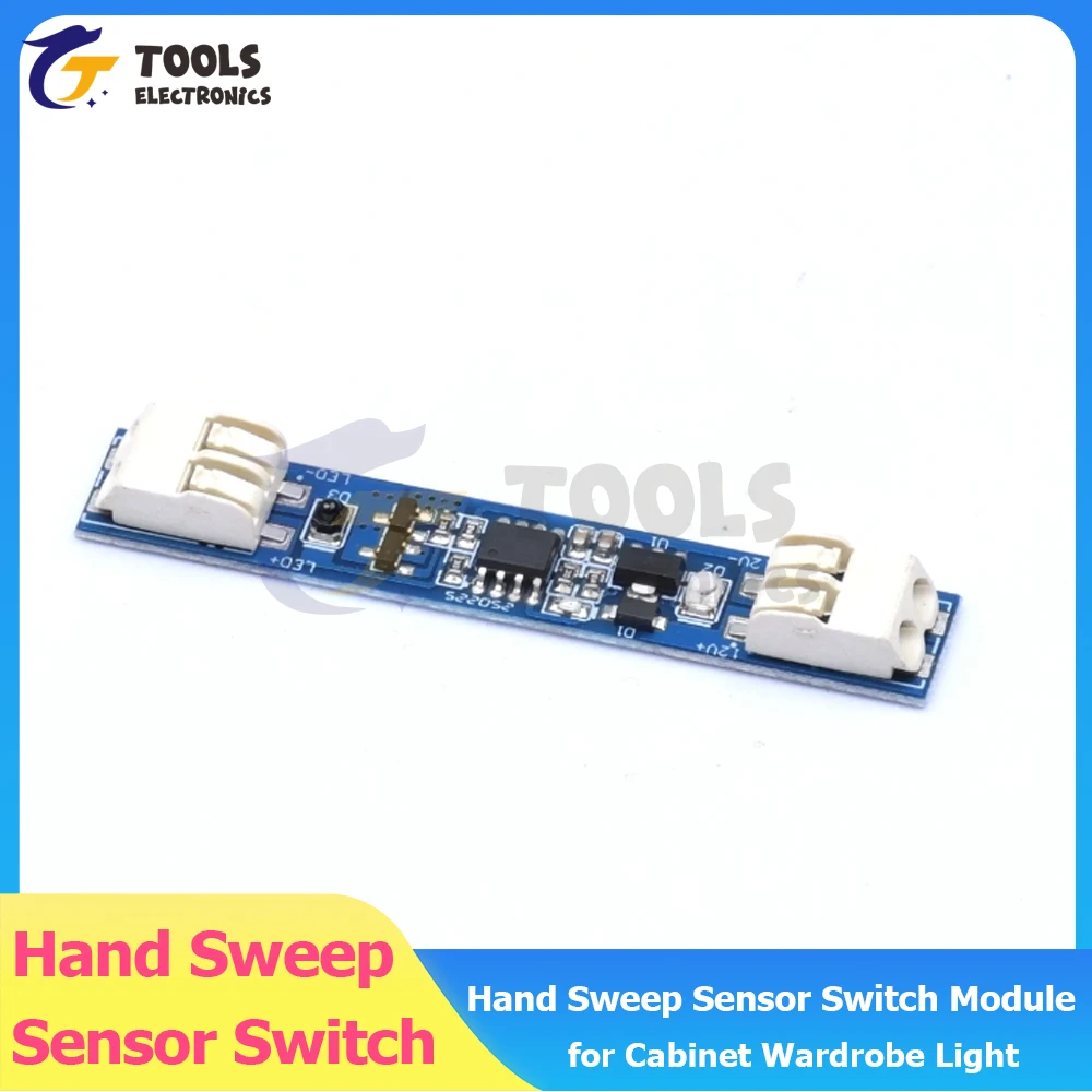 

Hand Sweep Sensor Switch Module DC 12-24V Welding free Hand Wave Sensor Switch for Cabinet Wardrobe Light ﻿