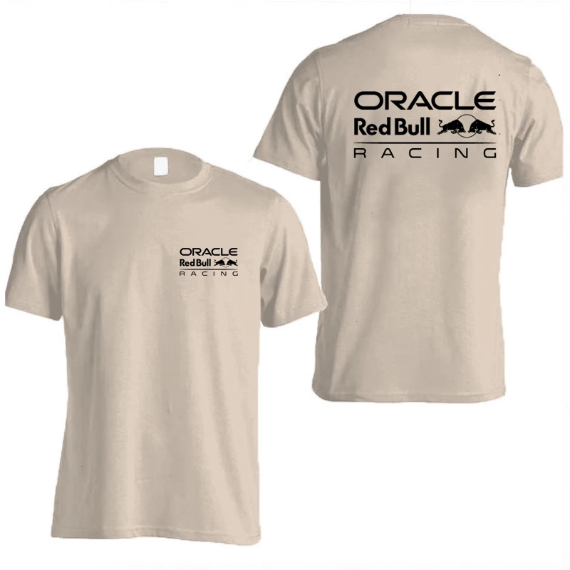 ريد بول شعار سباق فريق الرجال تي شيرت الصيف قصيرة الأكمام النساء تي شيرت موضة جديدة 100% القطن الرياضة زوجين الملابس بلايز
