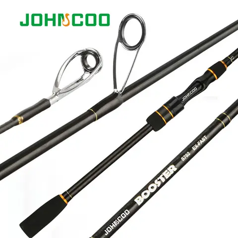 Booster Spinning Fishing Rod 2 Tips JOHNCOO