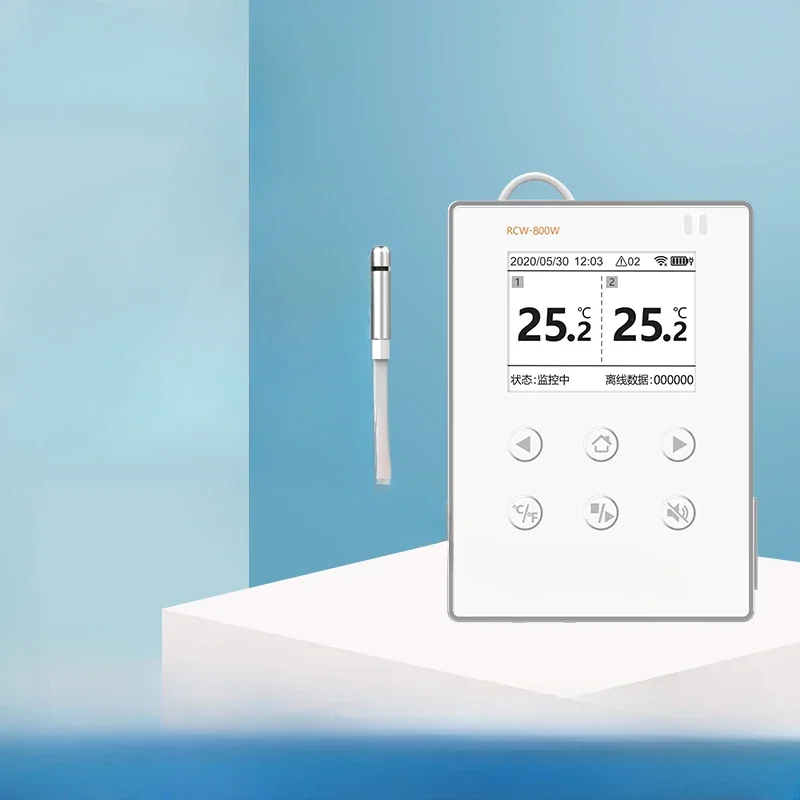 Remote monitoring and real-time monitoring of cold storage temperature and humidity by temperature and humidity recorder