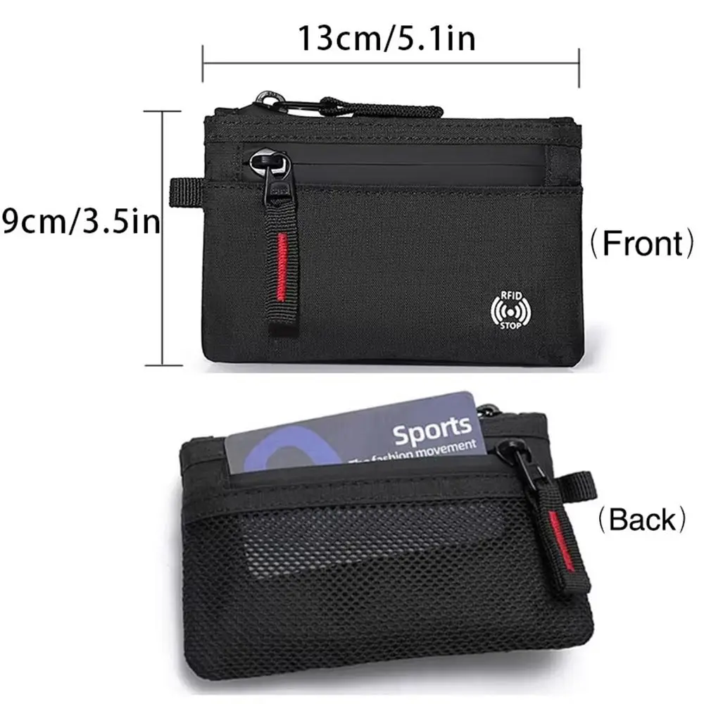 المحمولة X-Pac المواد RFID المحفظة الذكية رقيقة RFID حجب حامل البطاقة خفيفة الوزن محفظة النقود المعدنية #6