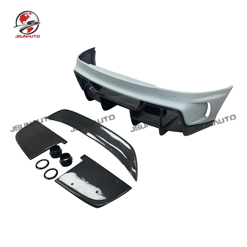 Good Fitment For Ferrari 599 V Style Carbon Fiber Front Bumper Lip Side Skirts For 599 GTB Rear Bumper Spoiler Body Kit