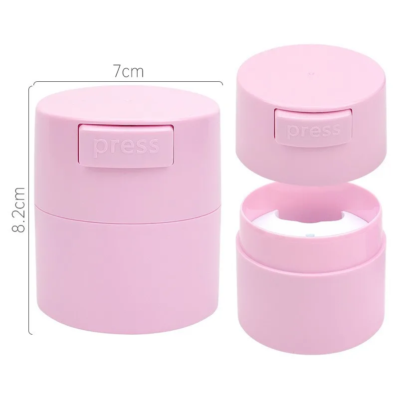 Durable Eyelash Glue Storage Tank Activated Carbon Sealed Storage Jar Stand Container for Eyelashes Extension Glue 4 Colors