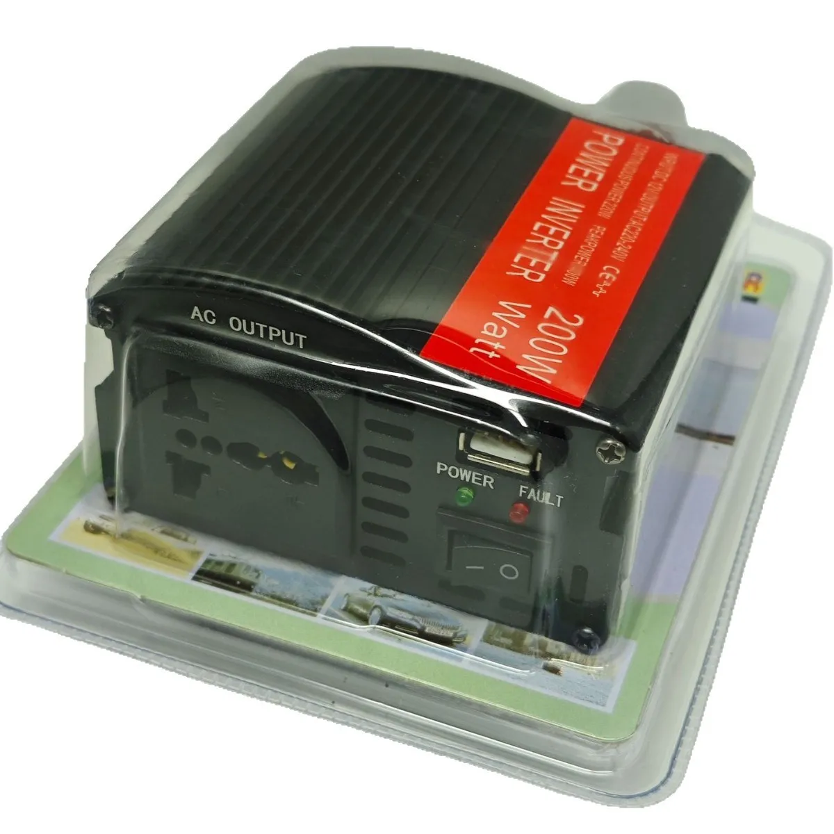 Fixed Wave Inverter Factory Direct Sales 12V to 220V Car Household 200W-600W Outdoor Inverter
