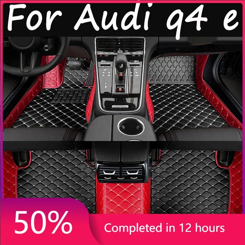 

Car Floor Mats For Audi q4 e tron 2022 DropShipping Center Auto Interior Accessories Leather Carpets Rugs Foot Pads